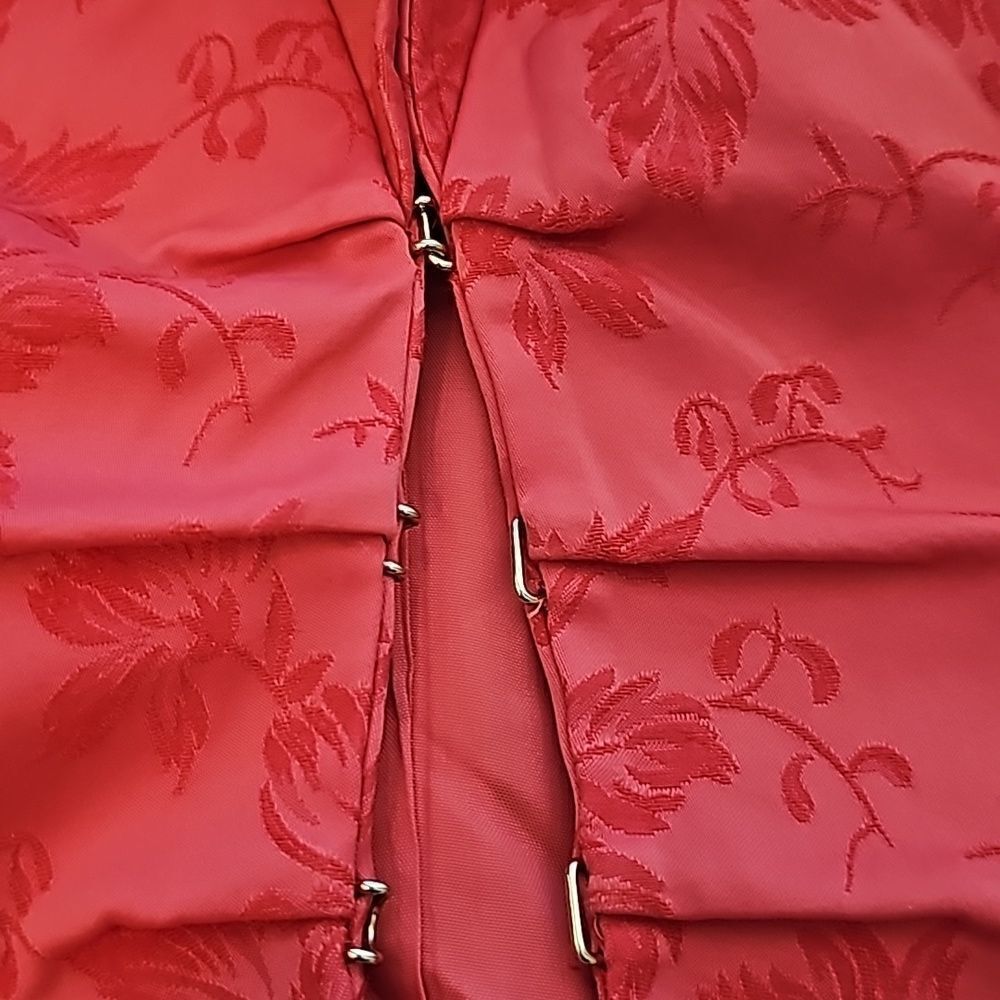Guess collection hot pink silk like fitted jacket size 2 - Picture 12 of 13